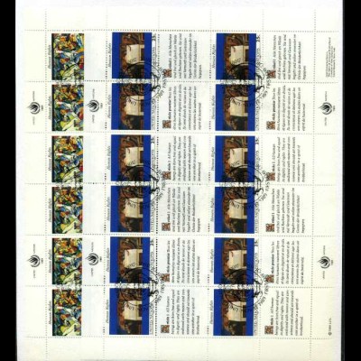 UNO NY 1989 Kleinbogensatz gestplt (700017)