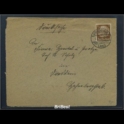 DR 1938 Interessanter Brief / Landpoststempel (85597)