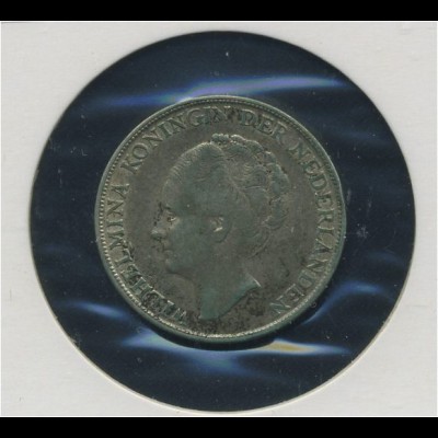NIEDERLANDE - 1Gulden 1944, Silber (92451)