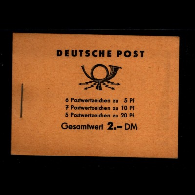 DDR 1960 MH 3b sauber postfrisch (94146)