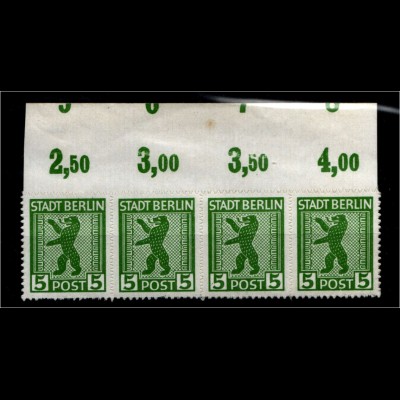 SBZ 1945, Nr 1ABux OR mit Fehlschnitt (94202)