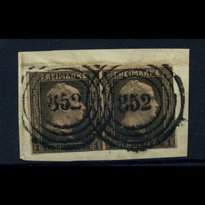 PREUSSEN 1850, Nr. 2 Paar gestempelt (95692)