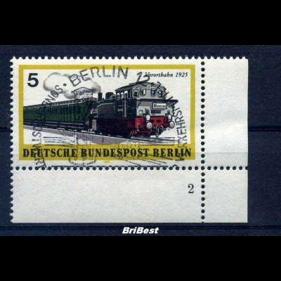 BERLIN 1971 Nr 379 Eckr mit FORMNUMMER 2 (96995)