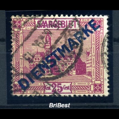 SAAR 1923 Nr D14 IV sauber gestempelt (97044)