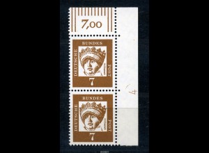 BUND 1961 Nr 348 DZ 4 sauber postfrisch (97689)