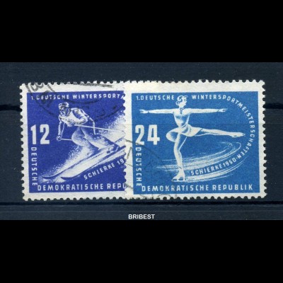 DDR 1950 Nr 246-247 sauber gestempelt (97852)