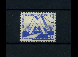 DDR 1951 PLATTENFEHLER Nr 283 f50 gestempelt (100977)