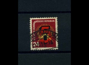 DDR 1951 PLATTENFEHLER Nr 293 f94 gestempelt (100987)