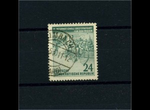 DDR 1953 PLATTENFEHLER Nr 355 f32 gestempelt (101020)