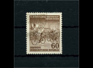 DDR 1953 PLATTENFEHLER Nr 357 f14 gestempelt (101048)