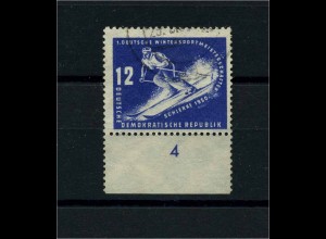 DDR 1950 PLATTENFEHLER Nr 246 f49 gestempelt (101066)