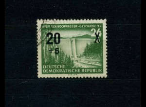 DDR 1955 PLATTENFEHLER Nr 449 f15 gestempelt (101181)