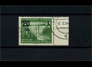 DDR 1955 PLATTENFEHLER Nr 449 f25 gestempelt (101188)