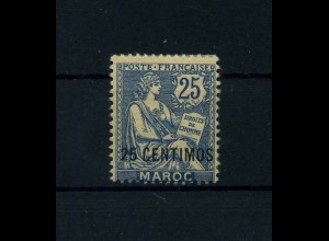 MAROKKO 1896 Nr 14 Haftstelle/Falz (101577)