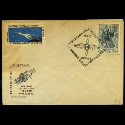 POLEN 1962 Brief gestempelt (102805)