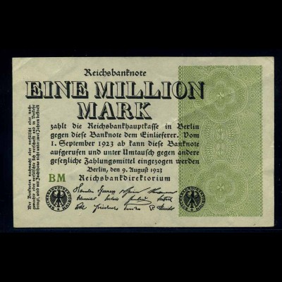 1Mio. Mark 1923 Reichsbanknote siehe Beschreibung (103733)