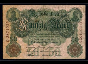 50Mark 1910 Reichsbanknote siehe Beschreibung (103752)