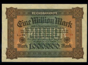 1Mio. Mark 1923 Reichsbanknote siehe Beschreibung (103753)
