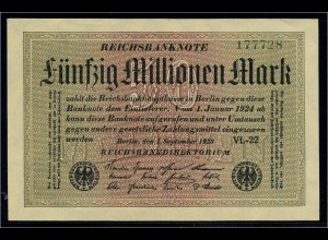 50Mio. Mark 1923 Reichsbanknote siehe Beschreibung (103788)