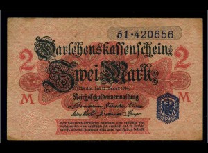 1Mark 1914 Reichsbanknote siehe Beschreibung (103814)