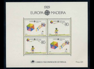 MADEIRRA 1989 Bl.10 postfrisch (105041)