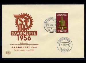 SAAR 1956 Nr 368 gestempelt (106147)