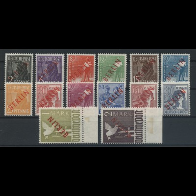 BERLIN 1949 Nr 21-34 postfrisch (106892)