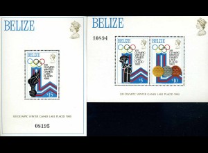 BELIZE 1980 Bl.1+13 postfrisch (107384)