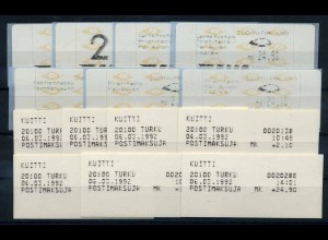 FINNLAND ATM 1992 Nr 12.2 postfrisch (109321)