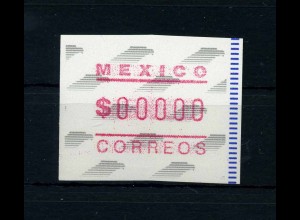 MEXIKO ATM 1992 Nr 3 postfrisch (110944)