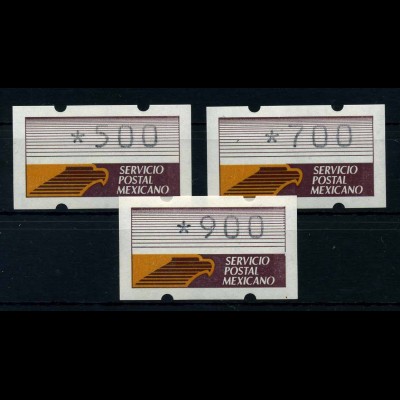 MEXIKO ATM 1990 Nr 1 S1 postfrisch (110953)