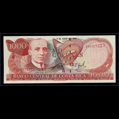 COSTA RICA Banknote 2003 bankfrisch/unzirkuliert (111144)