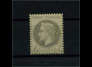 FRANKREICH 1862 Nr 26 Haftstelle/Falz (112518)
