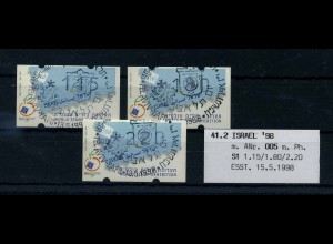 ISRAEL ATM 1998 Nr 41.2 S1 gestempelt (112590)