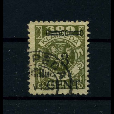 MEMEL 1923 Nr 179 gestempelt (113239)
