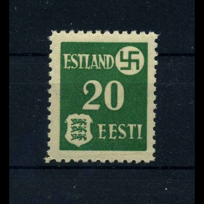 ESTLAND 1941 Nr 2y postfrisch (113738)