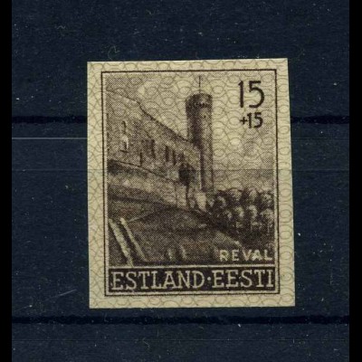 ESTLAND 1941 Nr 4U siehe Beschreibung (113743)