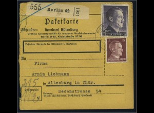 Paketkarte 1943 BERLIN siehe Beschreibung (114960)