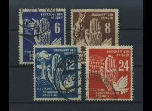 DDR 1950 Nr 276-279 gestempelt (116150)
