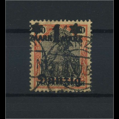 DANZIG 1920 Nr 41III gestempelt (116460)