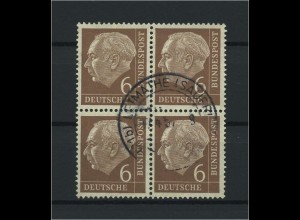 BUND 1954 Nr 180 VIERERBLOCK gestempelt (116774)