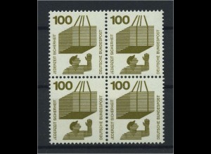 BUND 1971 Nr 702 Viererblock postfrisch (116788)
