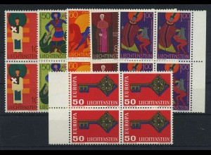 LIECHTENSTEIN Lot aus 1967-1968 postfrisch (119137)