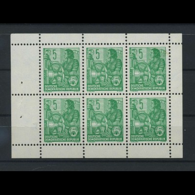 DDR 1960 MHb 7A postfrisch (119252)
