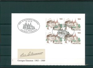 SCHWEIZ 1994 Ersttagsbrief (202009)