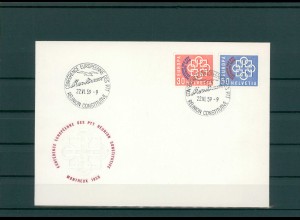 SCHWEIZ 1959 Ersttagsbrief (202273)