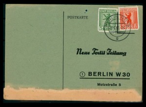 SBZ BERLIN-BRANDENBURG Postkarte siehe Beschreibung (205364)