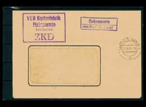 DDR ZKD Dienstbrief 1962 siehe Beschreibung (205873)