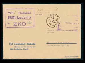 DDR ZKD Dienstbrief 1968 siehe Beschreibung (205876)