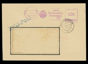DDR ZKD Dienstbrief 1967 siehe Beschreibung (205924)